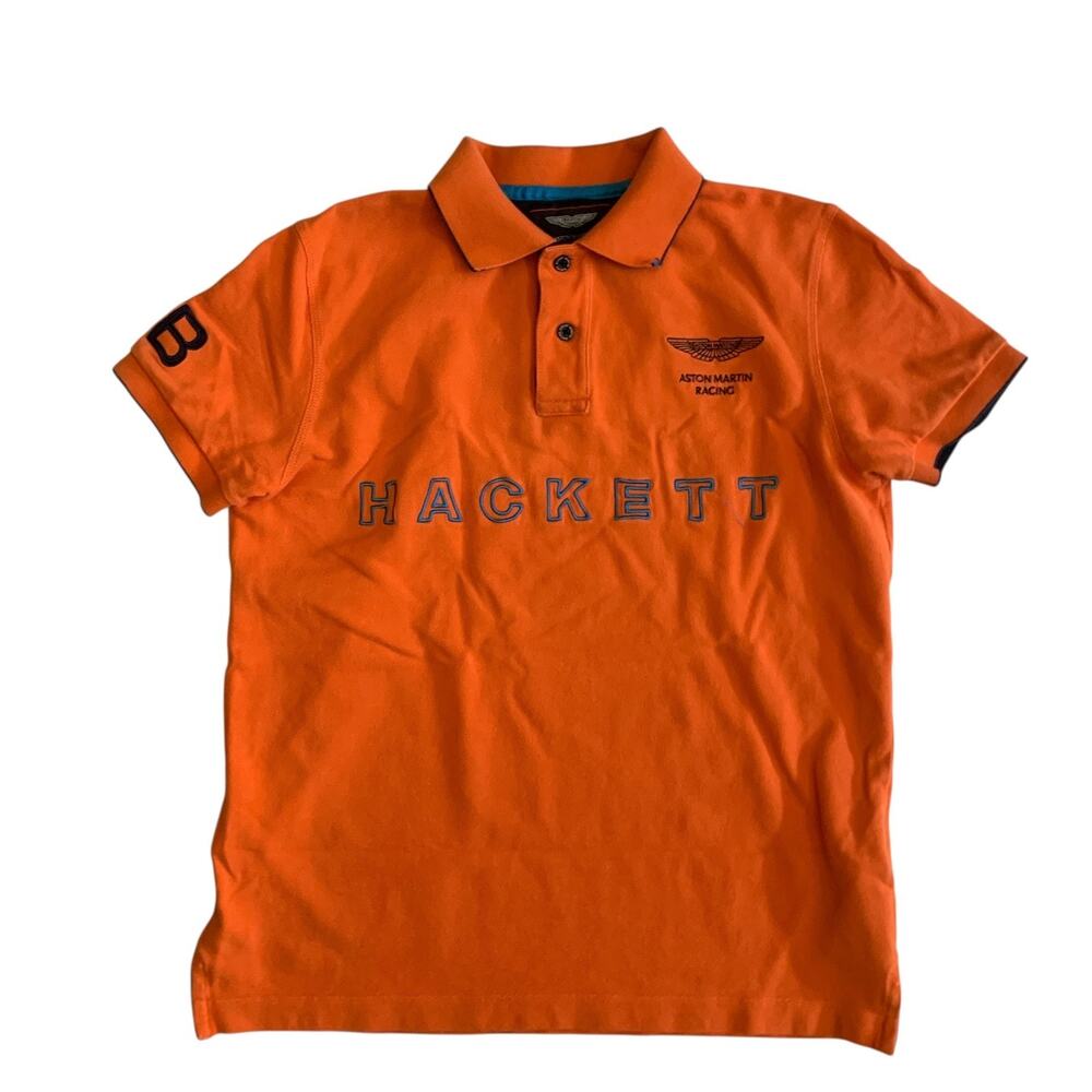Aston Martin Racing Youth Kids Size 13/14 Short Sleeve Hackett Polo Shirt